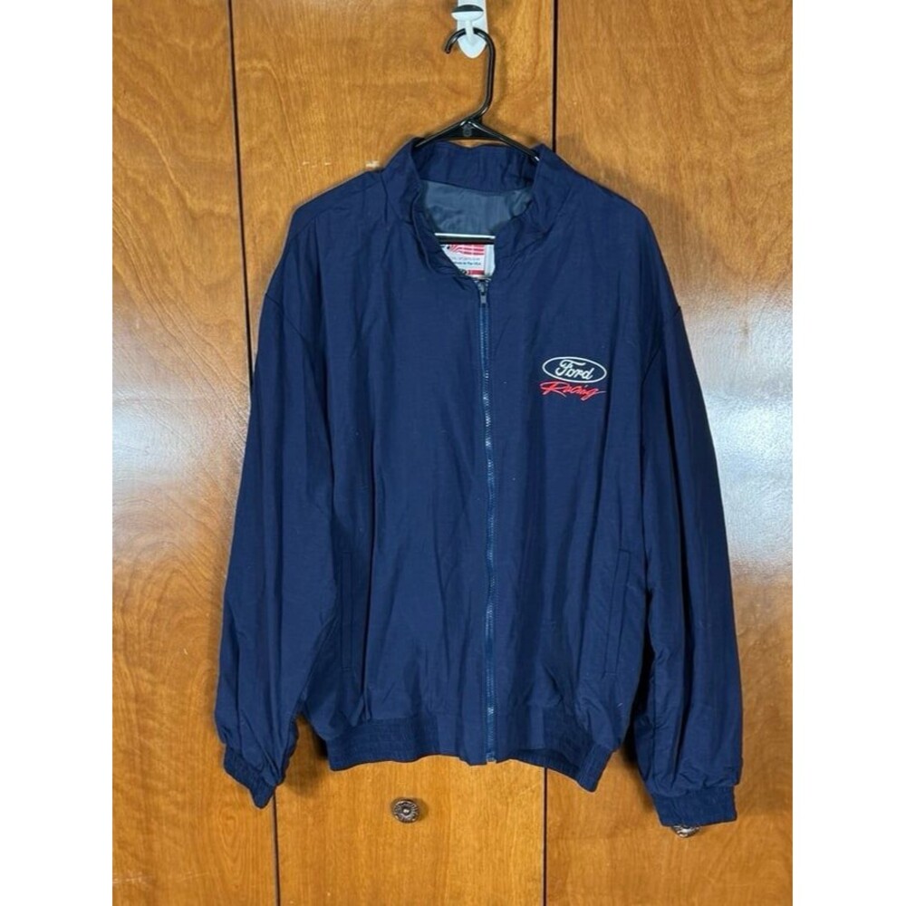 Vintage Ford Racing Nylon Jacket Official Sportswear Men’s‎ XL USA